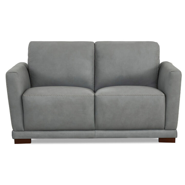 Mary Top Grain Leather Loveseat