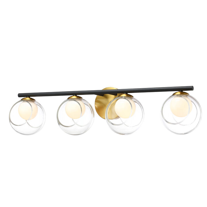 Modern LED Bathroom Vanity Light with Integrated LED, Multiple Sizes Available
