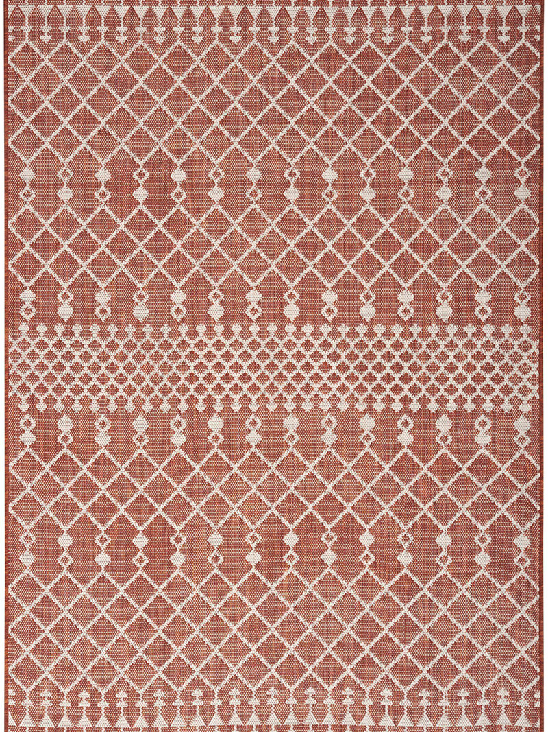 Positano POS02 Terracotta 5' x 7' Rug image number 0