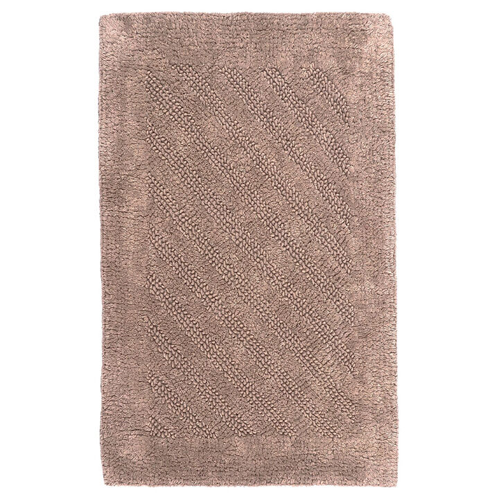 Shooting Star 220 GSF Reversible Bath Rug 17 x 24 - Light Blue