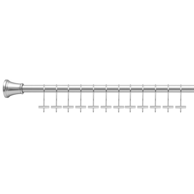 Utopia Alley Rust-Resistant Metal Shower Curtain Hooks with T-bar end, Shower Hooks Hangers for Bathroom, Kitchen Utensils, Curtains, Clothing, Towels etc - Set of 12 image number 5