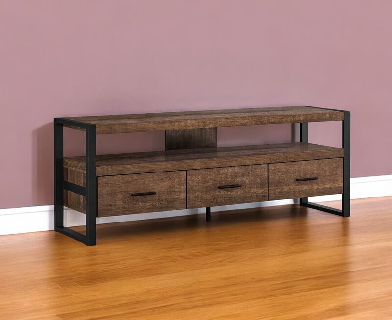 Cabinet Storage TV Stand – Functional Media Console with Enclosed Doors for Organization and Décor