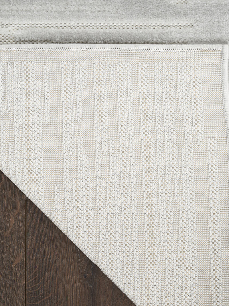 Care Free CAF04 Light Gray 9'2" x 12' Rug