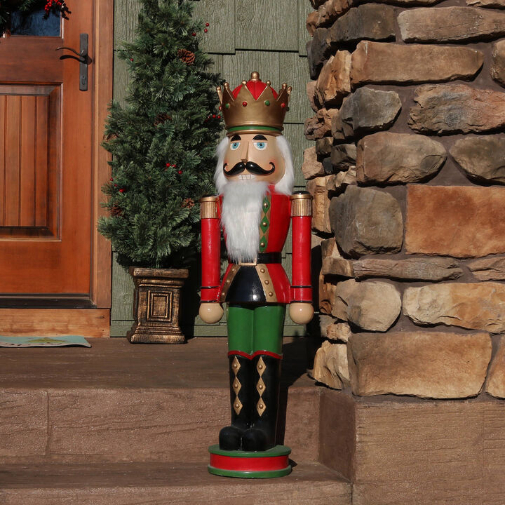 Sunnydaze Prince Matthias the 3ft Nutcracker Statue Christmas Decoration