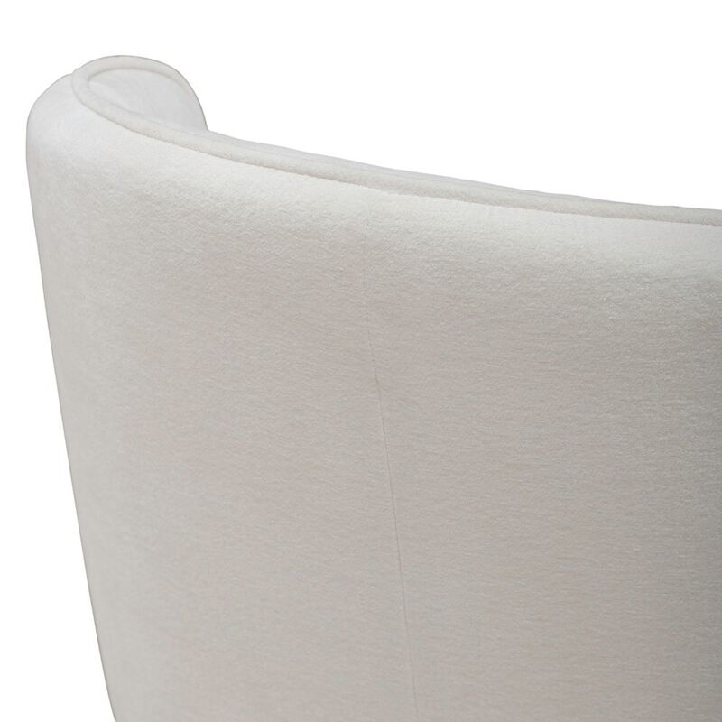 Liberty Furniture Accent Dining Chairs with Castors - Rounded Arm - Ivory Upholstry - Set of Four image number 5