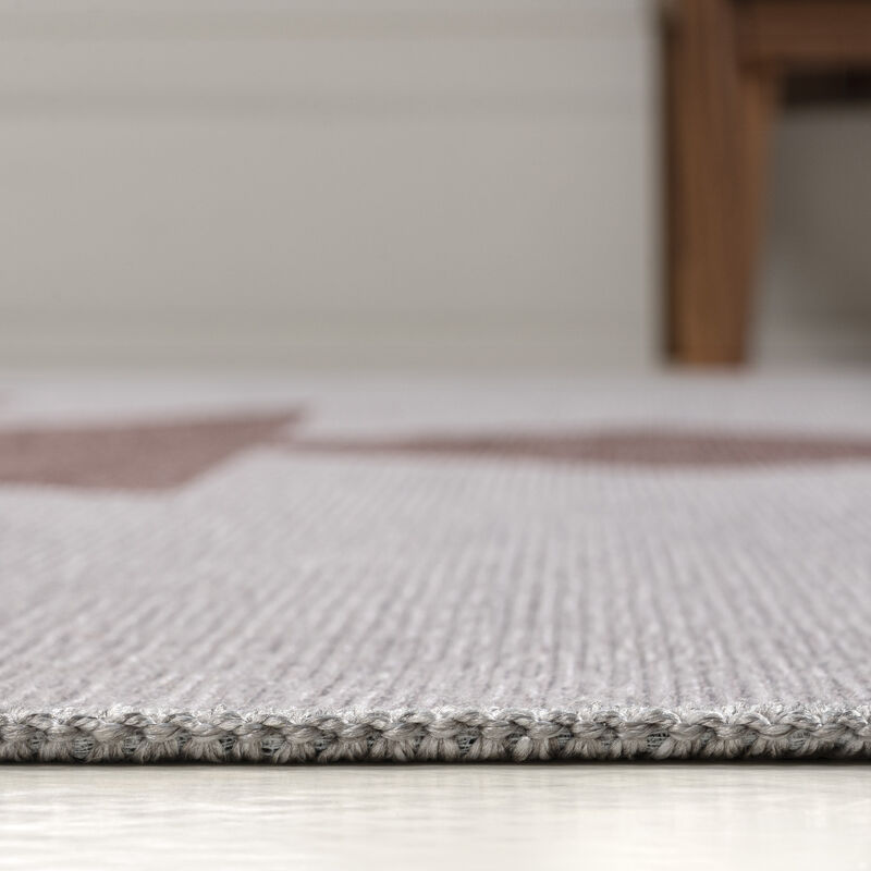 Chayton Minimalist Geometric Machine-Washable Area Rug