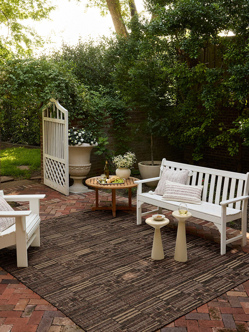 Birch Spice/Tobacco 3'6"x5'6" Indoor/Outdoor Rug image number 1