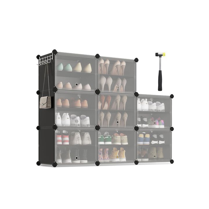 Plastic Shoe Storage Cabinet for Durable and Space-Saving Organization