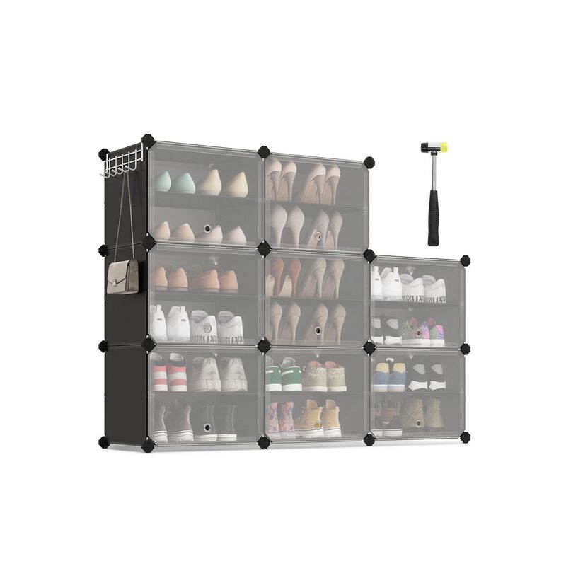 Plastic Shoe Storage Cabinet for Durable and Space-Saving Organization