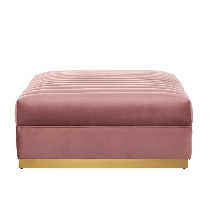Sanguine Channel Tufted Performance Velvet Modular Sectional Sofa Ottoman image number 2
