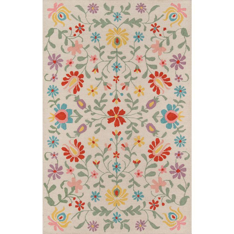 Momeni Casual Runner Area Rug, Ivory, 2'3 X 8' Runner