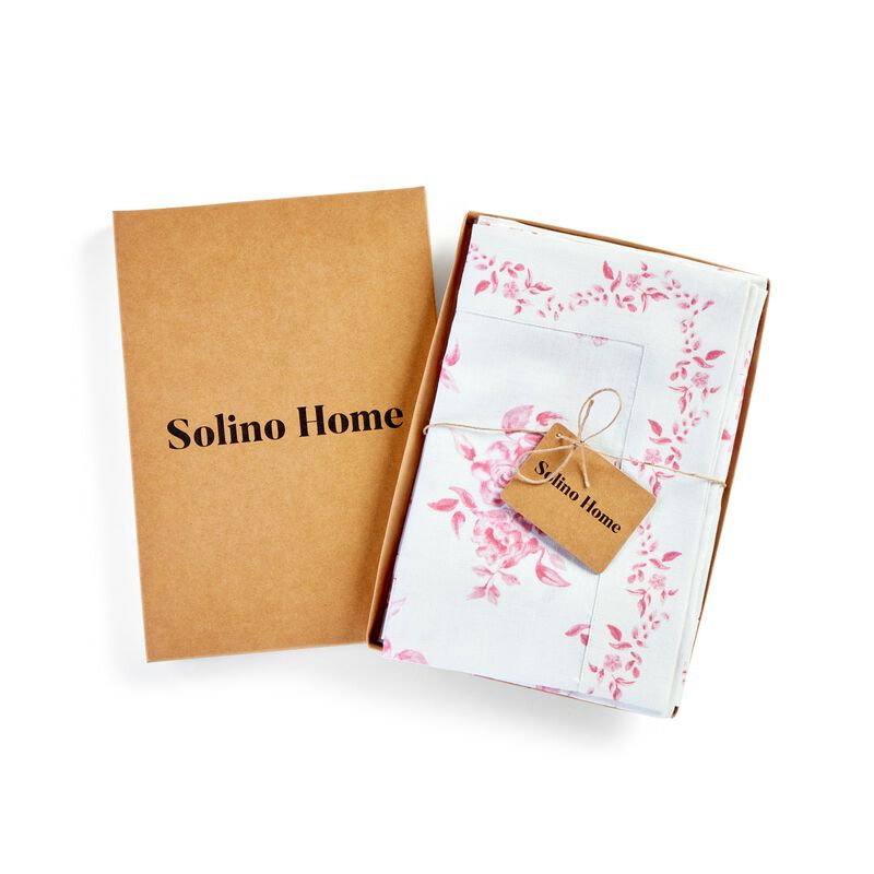 Christmas Linen Dinner Napkins 20 x 20 in Set of 4 - Jolie Fleur, Solino Home