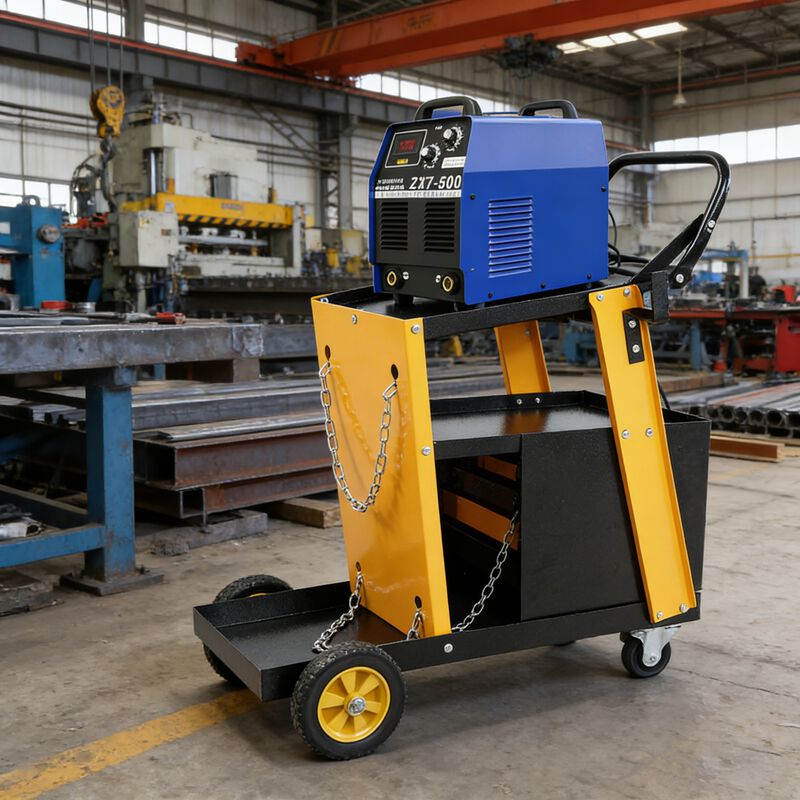 ELEMENT ACE Multi-Function Welder Trolley for MIG TIG ARC Plasma Cutters with 4 Storage Drawers, 2 Safety Chains for Gas Cylinders, Portable Durable Welding Workstation image number 7