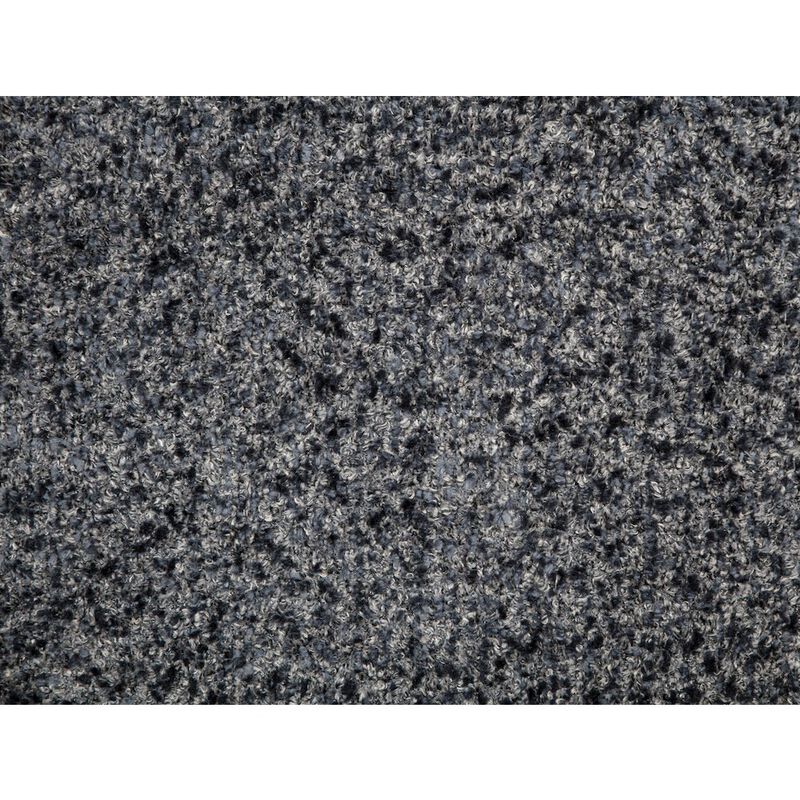 Emilia Lounge Chair in Charcoal Blue Boucle Fabric