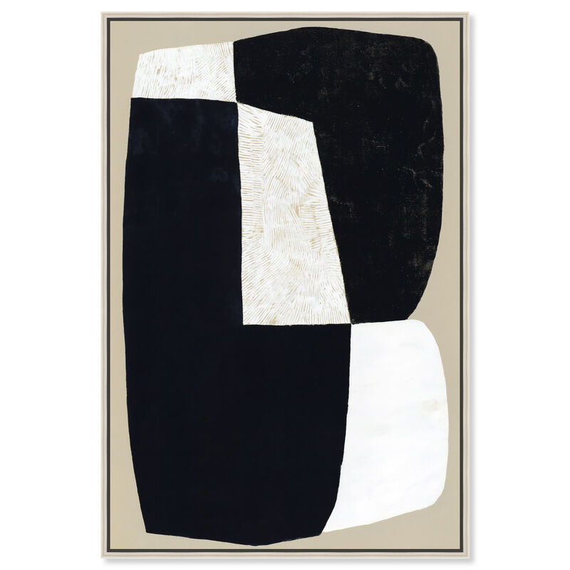 Bone Intersect I Abstract Canvas Print by Art Remedy image number 0