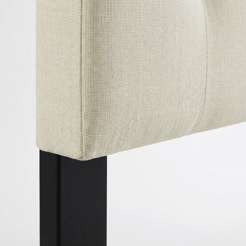 Tufted Performance Velvet Queen Headboard, Biscuit Detailing, Durable Fabric image number 1