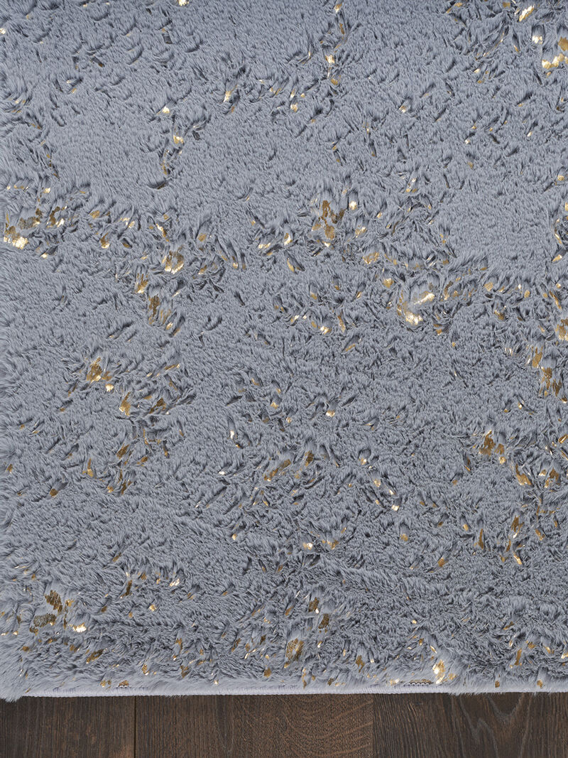 Cozy Shimmer CSH01 Slate/Gold 7'9" x 9'9" Rug