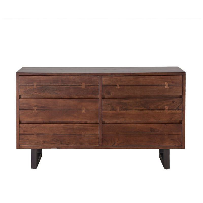 World Interiors Glenwood Acacia Wood Live Edge Dresser