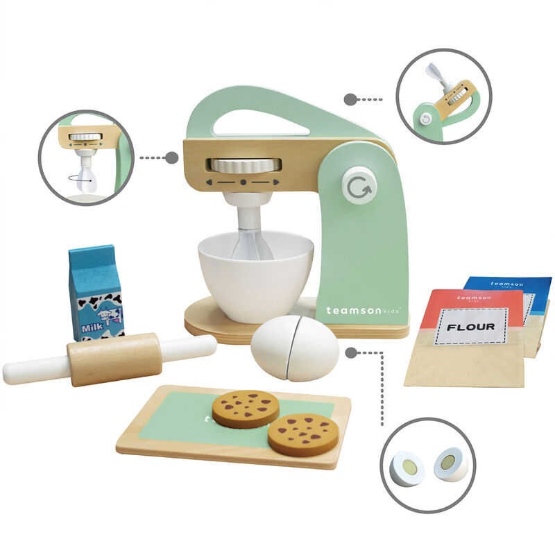 Little Chef Frankfurt Mixer Play Kitchen Accessories, Green image number 2