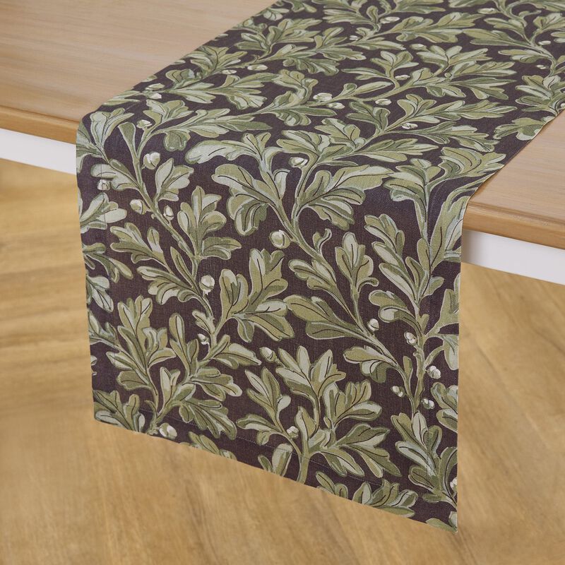 Linen Table Runner - Fallen Leaves image number 1
