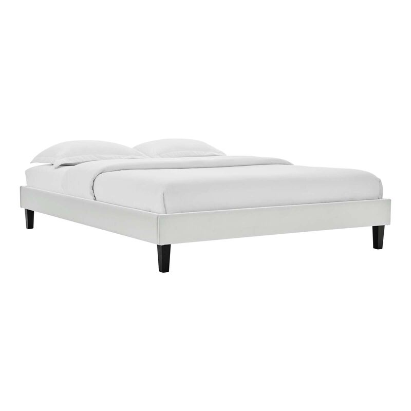 Modway - Reign Twin Performance Velvet Platform Bed Frame image number 0