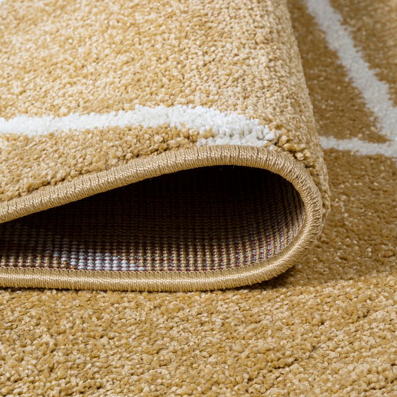 Cole Minimalist Diamond Trellis Area Rug