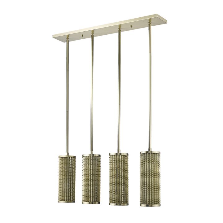 Hivvago Basetti 4-Light Gold Pendant