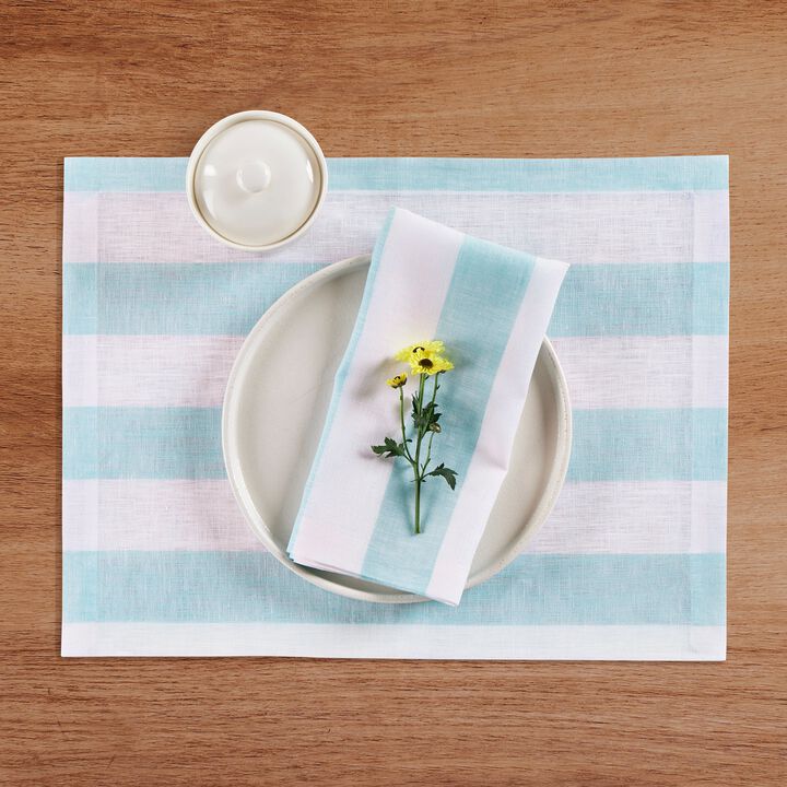 Linen Placemats - Cabana Stripe (Set of 4)