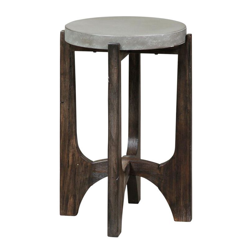 Liberty Furniture Cascade Chair Side Table in Wirebrush Rustic Brown image number 0