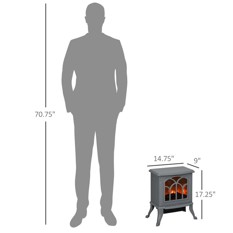 MONDAWE 50 Inch Oversized Electric Fireplace, Recessed and Wall Mounted Fireplace image number 7