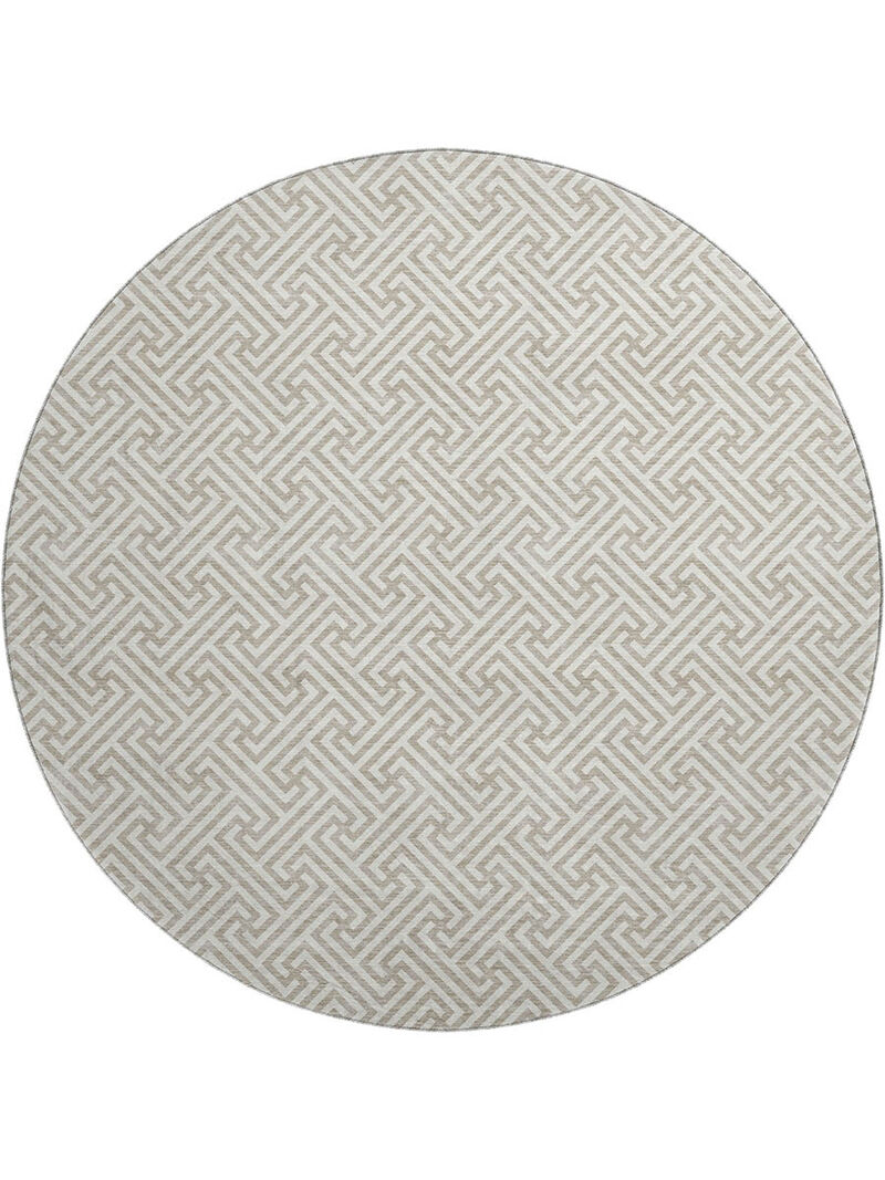 The Reserve TR5 Flax 8' Round Rug