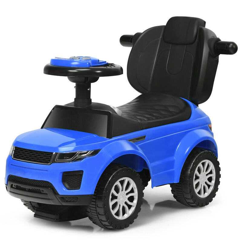 3 in 1 Toddler Ride On Push Car with Stroller Sliding Design and Music image number 5