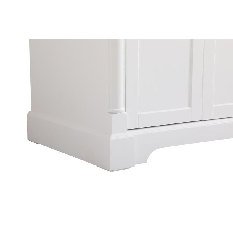 Elegant Kitchen and Bath 42 inch Single bathroom vanity in  White