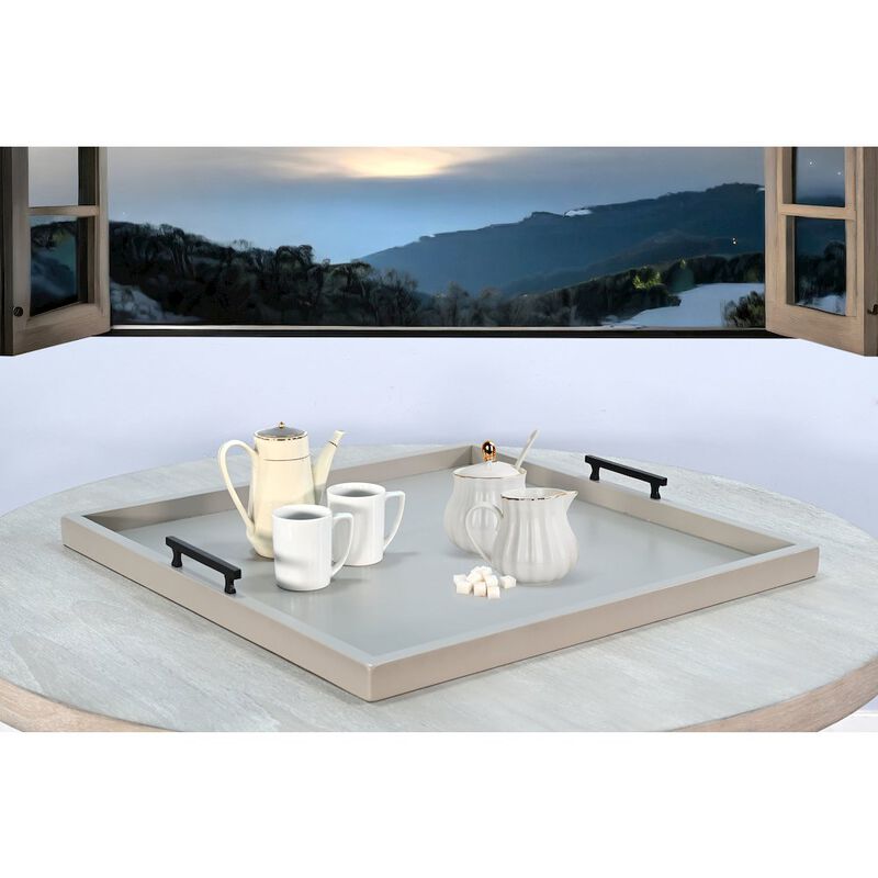 Sunny Designs Square Tessa Ottoman Tray image number 1