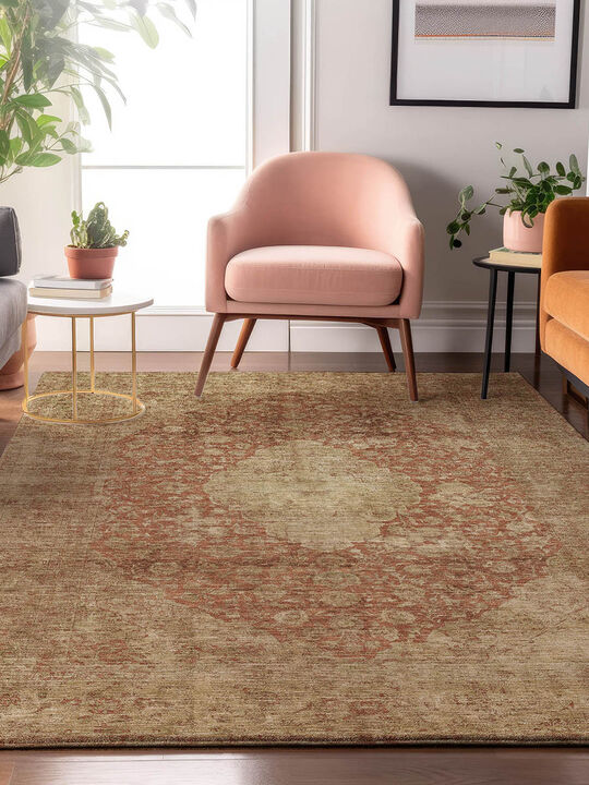Tabrook TB13 Paprika 3' x 5' Rug