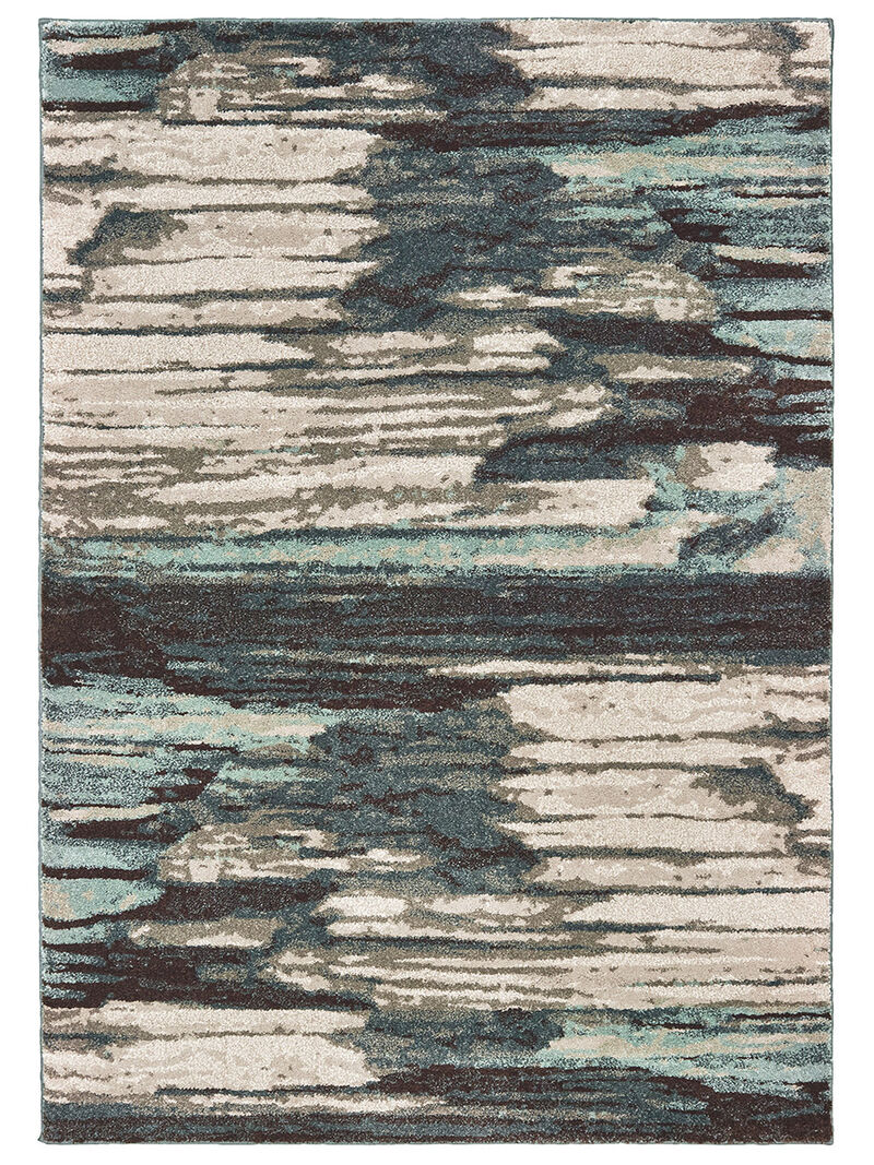Carson 6'7" x 9'2" Blue Rug image number 0