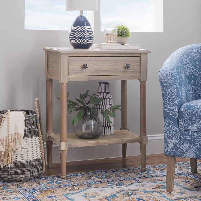 Linon Seaboard Accent Table Natural image number 2