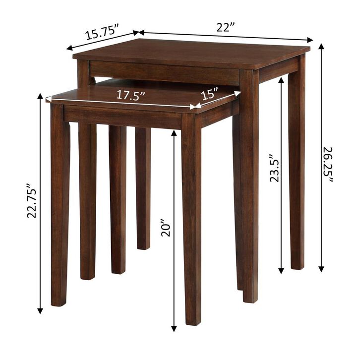 Convience Concept, Inc. American Heritage Nesting End Tables