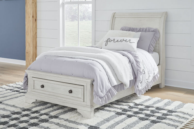 Robbinsdale Twin Sleigh Storage Bed image number 1