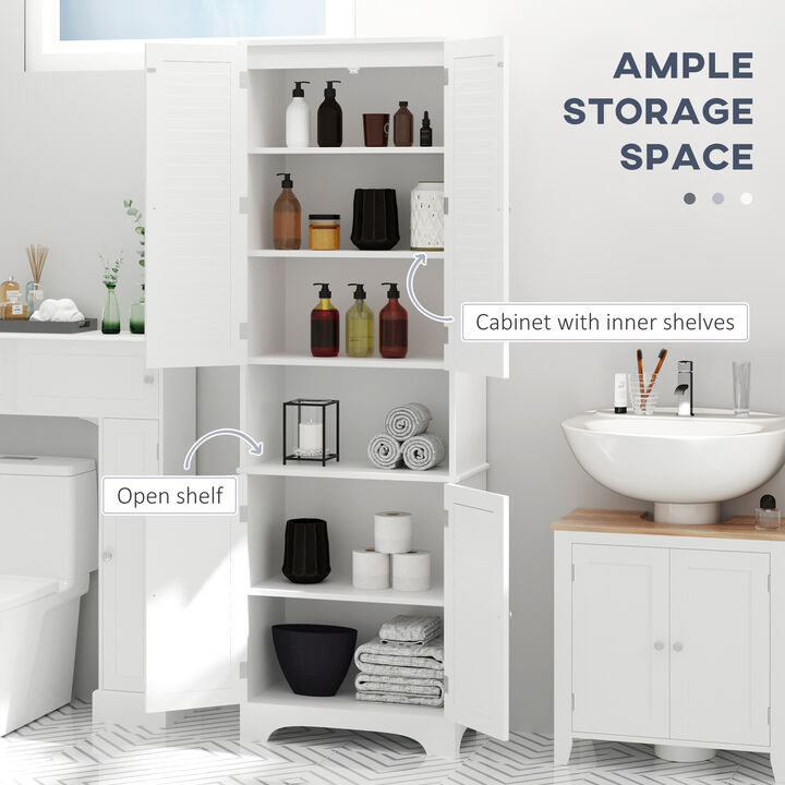 Bathroom Cabinet with Storage for Towels, Toiletries, and Essentials