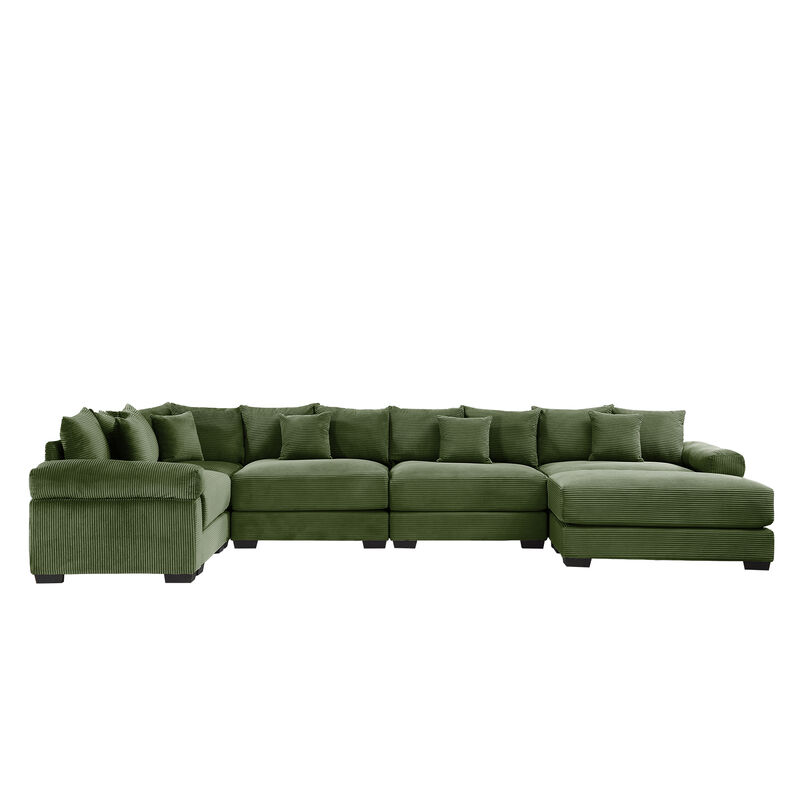Meksik Oversized Cloud U‑Shape Modular Sectional Sofa image number 0