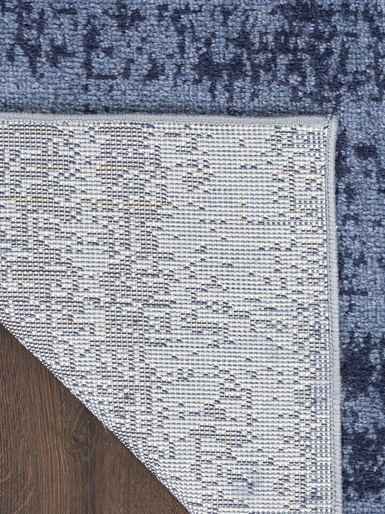 Nourison Essentials NRE03 Denim 5' x Square Rug