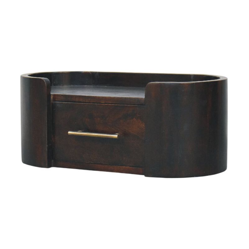 Artisan Furniture Solid Wood Valencia Wall-Mounted Bedside , Brown image number 6