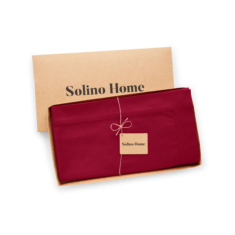 Solino Home Dru - Cotton Linen Plain Tablecloth &ndash; Handcrafted, Machine Washable, Perfect for Holiday and Everyday Dining