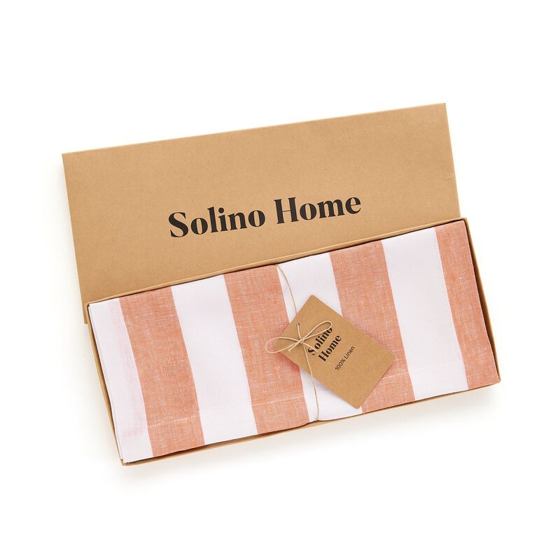 Linen Table Runner - Cabana Stripe image number 4