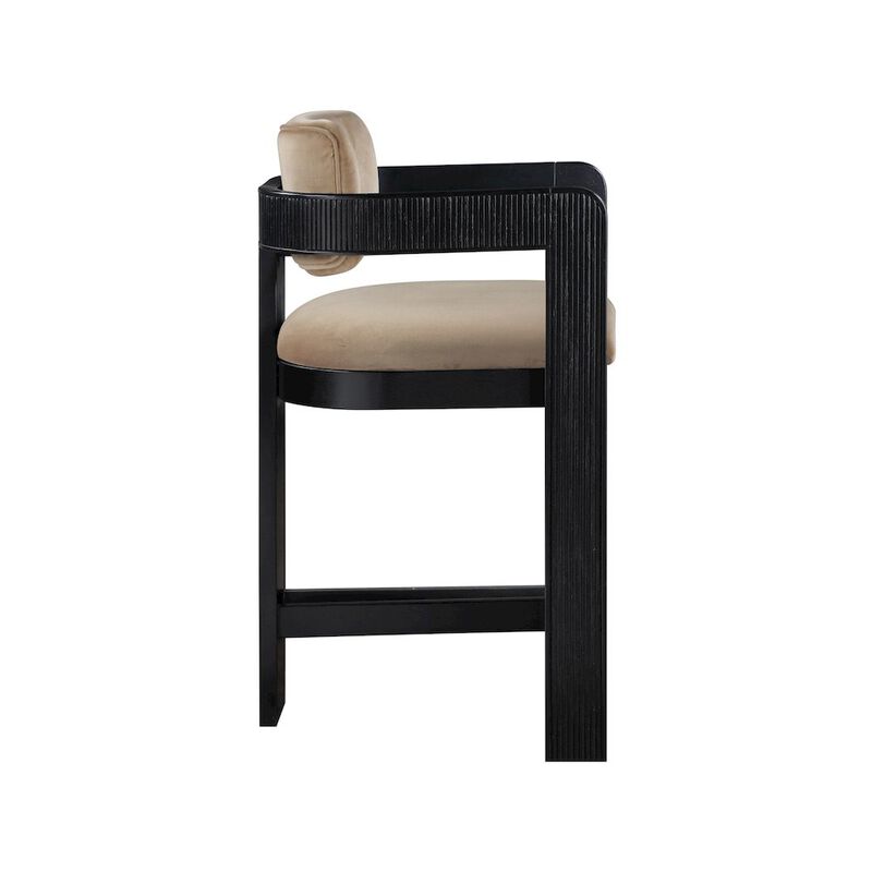 Meridian Furniture Sacha Velvet Stool