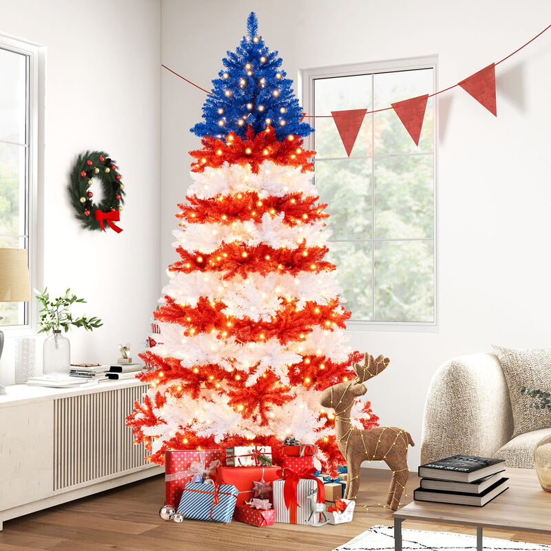 Artificial Christmas Tree with Warm White LED Lights image number 2