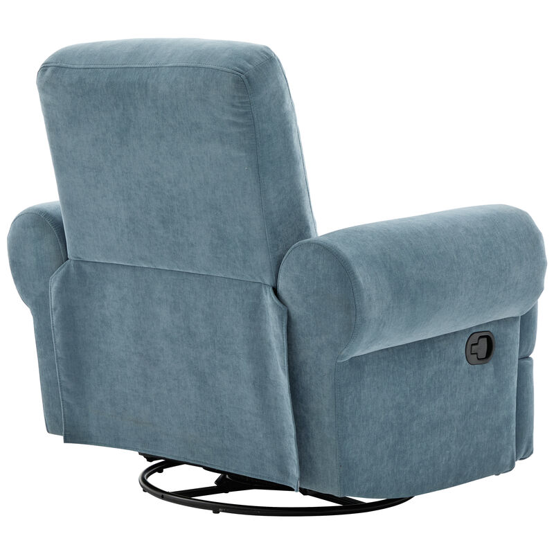 Merax Manual Recliner Chair with Rocker & Swivel Base