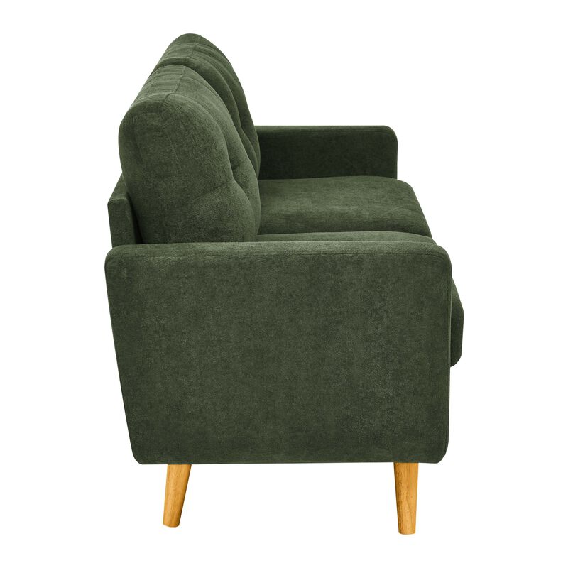 Samzum Mid-Century Modern Upholstered Tufted Loveseat image number 4