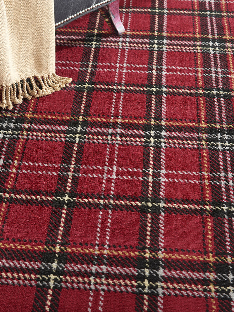 Grafix GRF03 Red 7' x 10' Rug